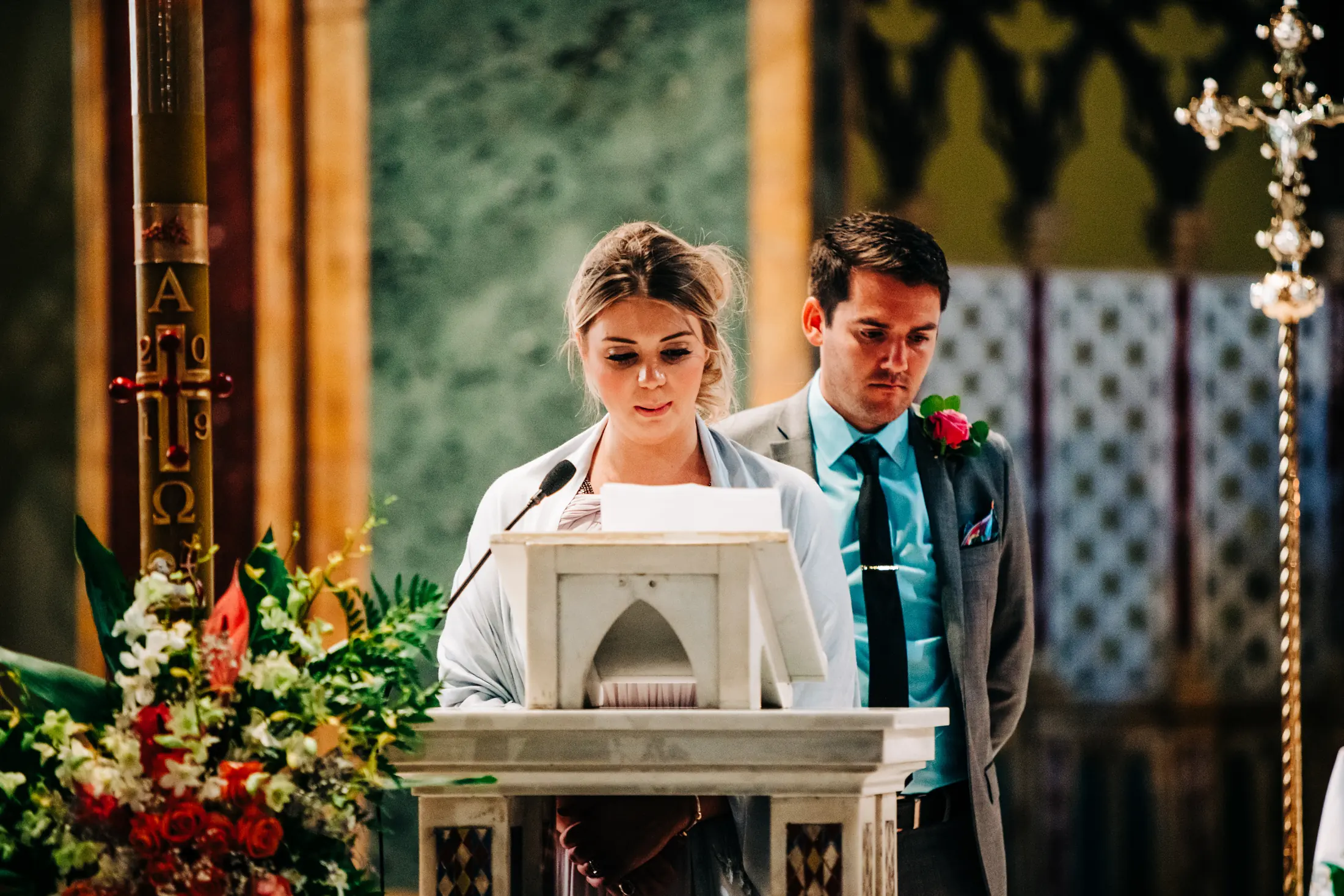 James and Emerald wedding portrait