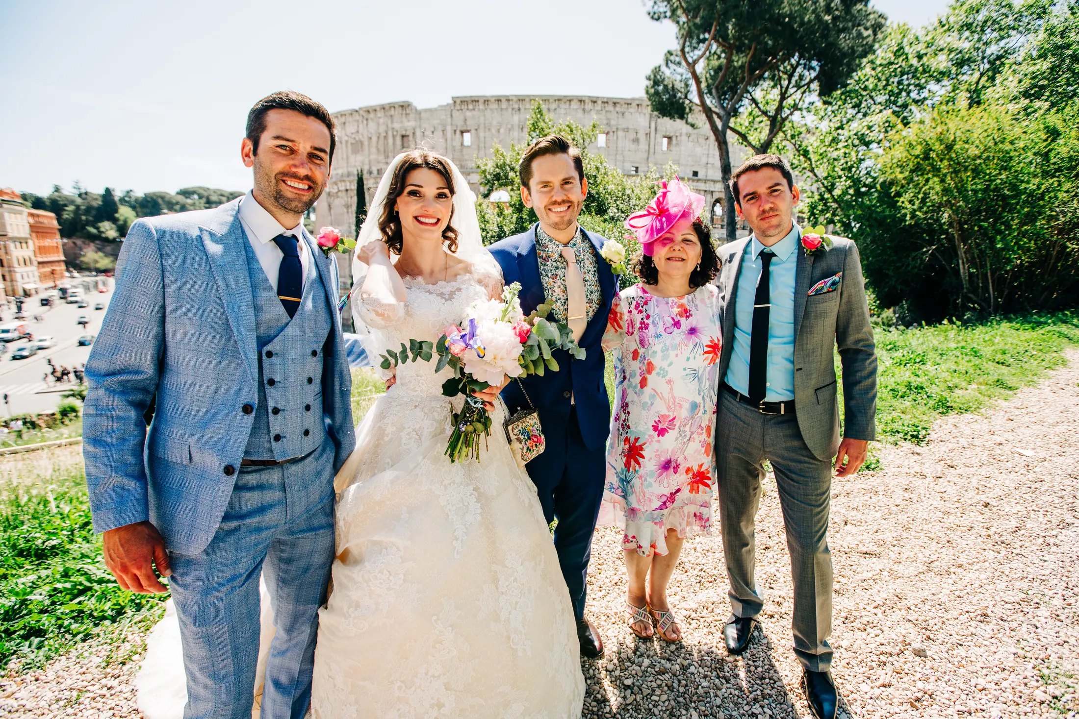 James and Emerald wedding portrait
