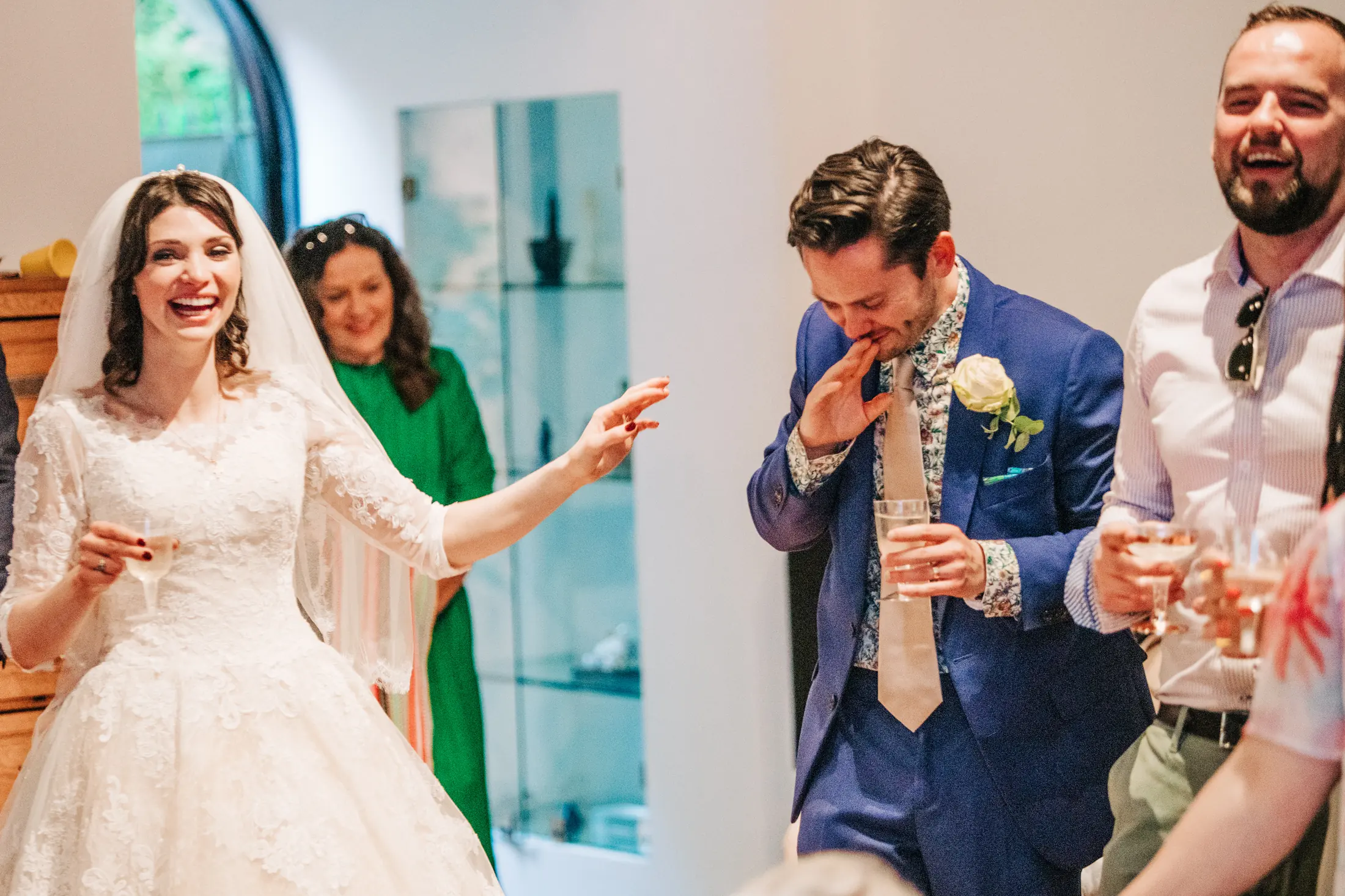 James and Emerald wedding portrait