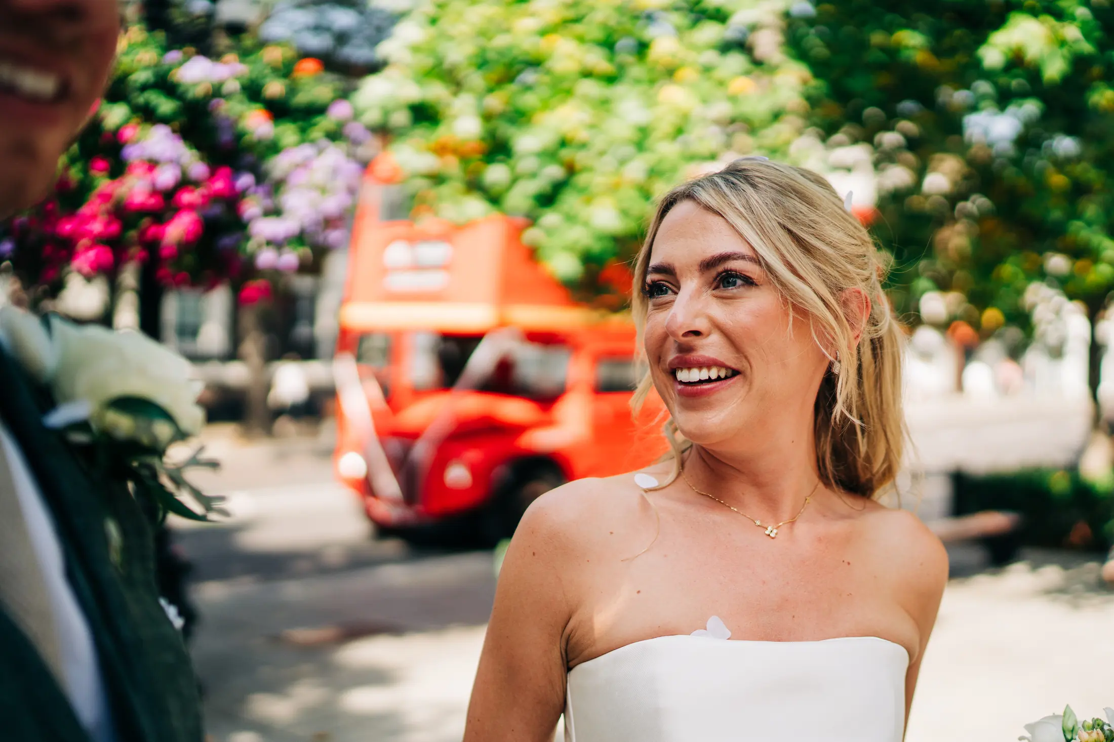 Jess and Ben wedding day moment