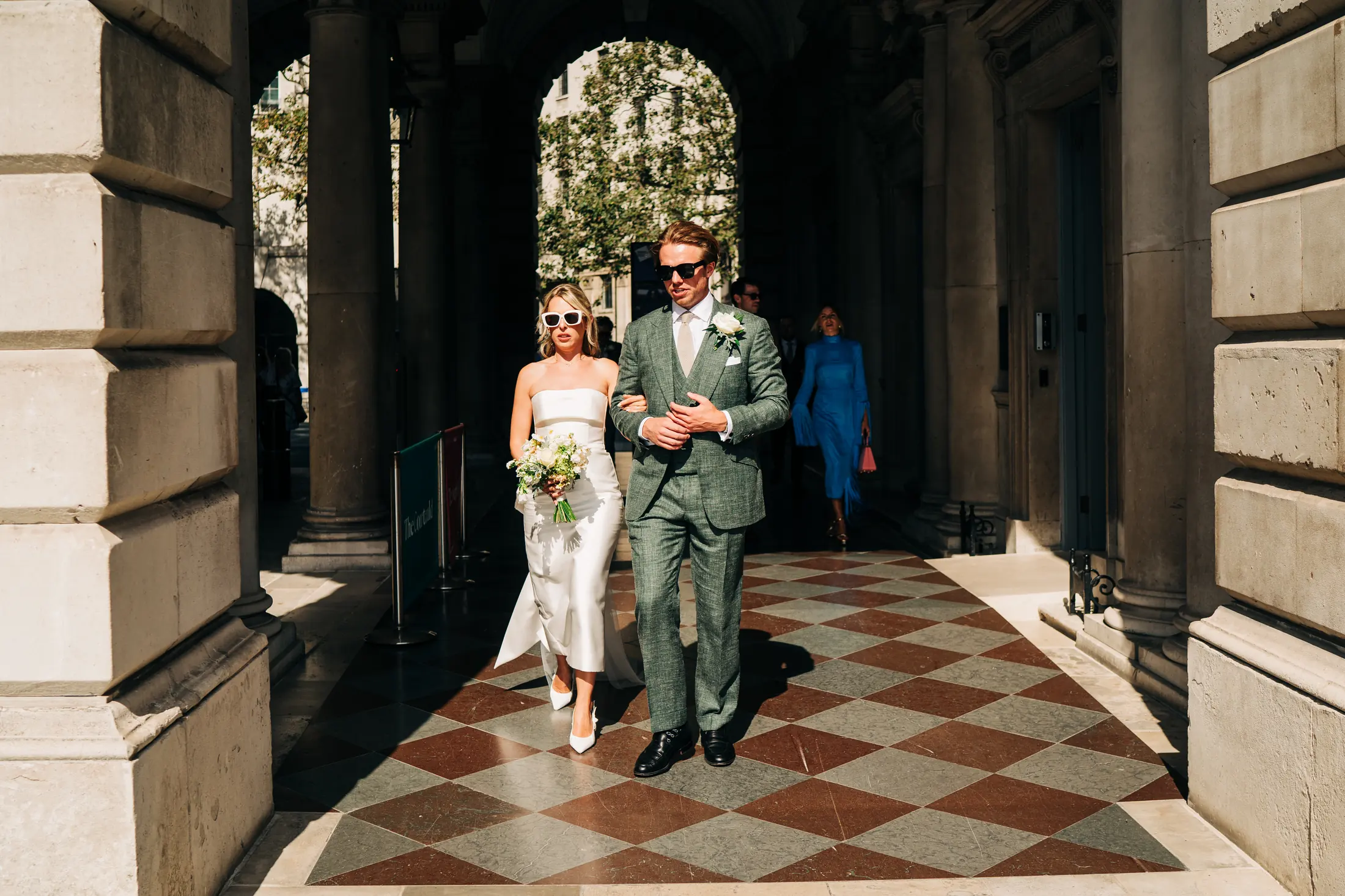 Jess and Ben wedding day moment